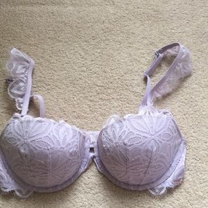 Lilac lace bra